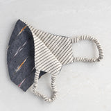 Face Covering: Ikat Organic Cotton Reversible