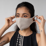 Face Covering: Ikat Organic Cotton Reversible
