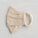 Face Covering: Pleated Khadi Silk