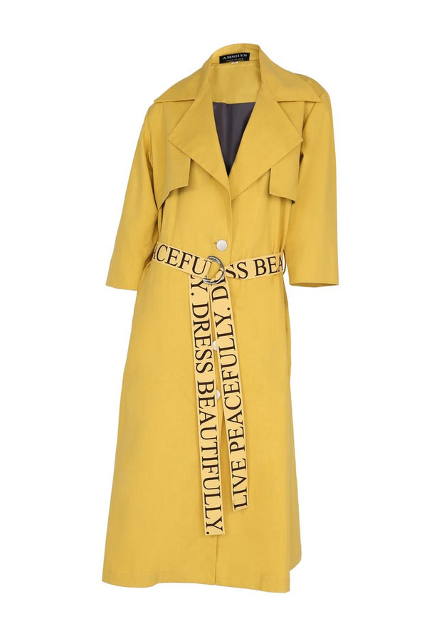 Statement Trench: Sunshine Yellow