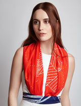 Luxury Silk Scarves: Cherry Blush