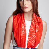 Luxury Silk Scarves: Cherry Blush