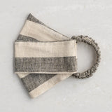 Face Covering: Block Organic Cotton Pleated