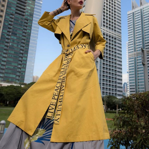 Statement Trench: Sunshine Yellow